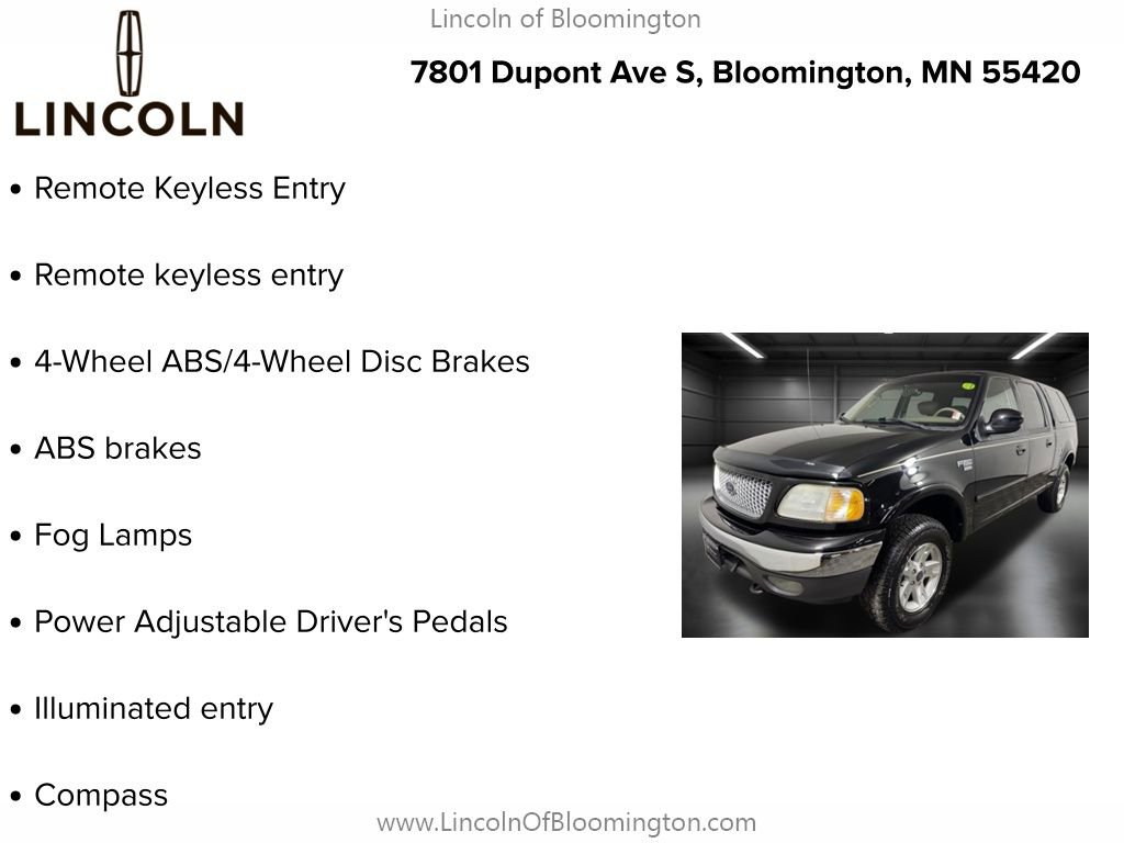 Used 2003 Ford F150 Lariat AWD/4WD image 4