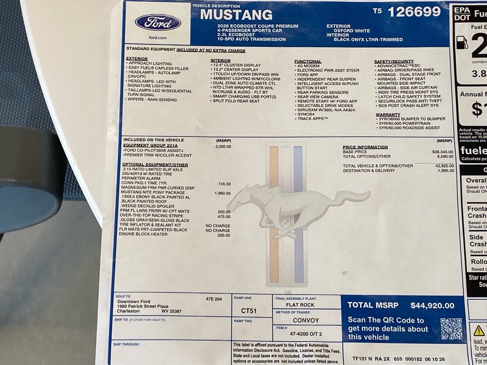 Used 2026 Ford Mustang Premium RWD image 30