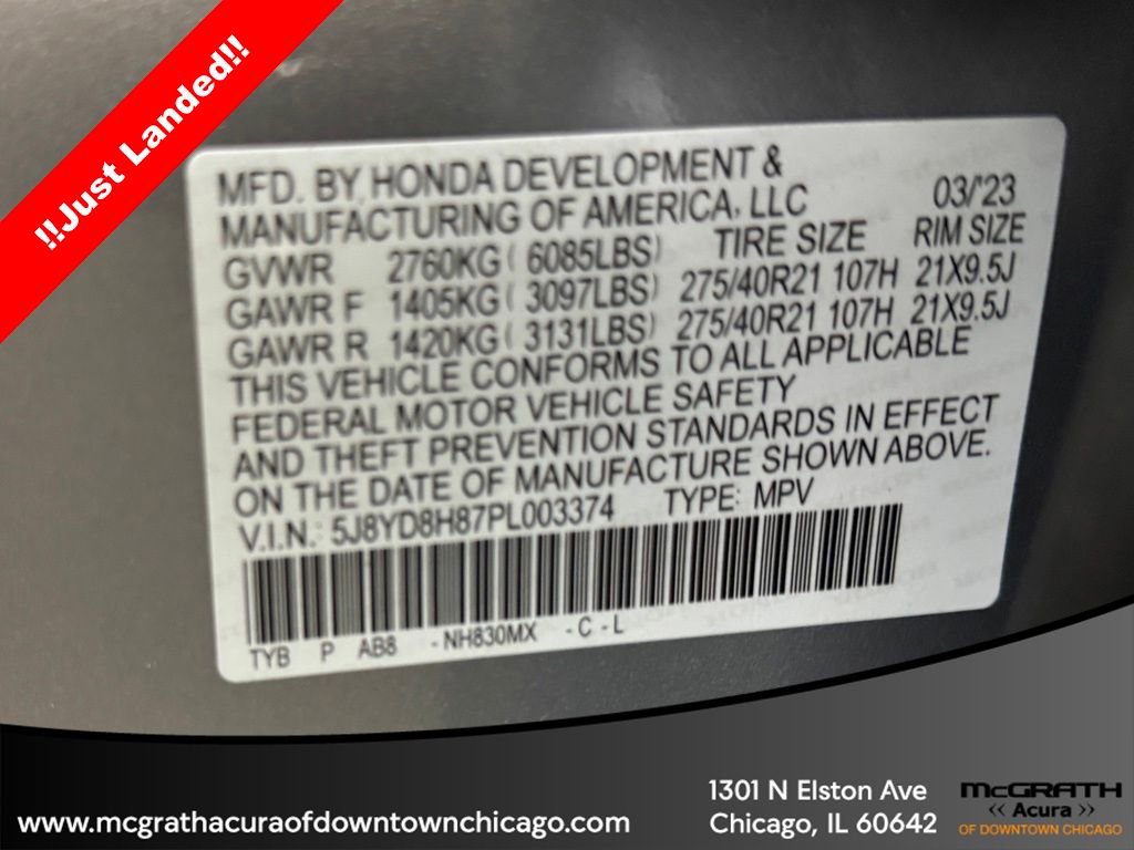 Used 2023 Acura MDX Type S image 11
