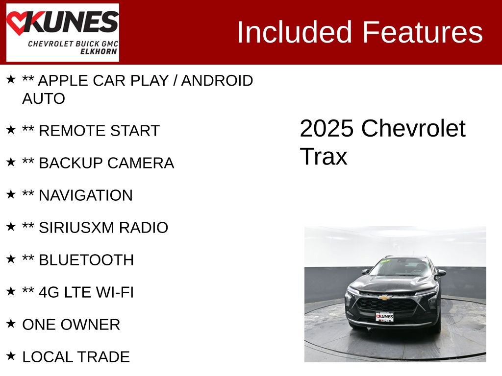 Used 2025 Chevrolet Trax LT image 2