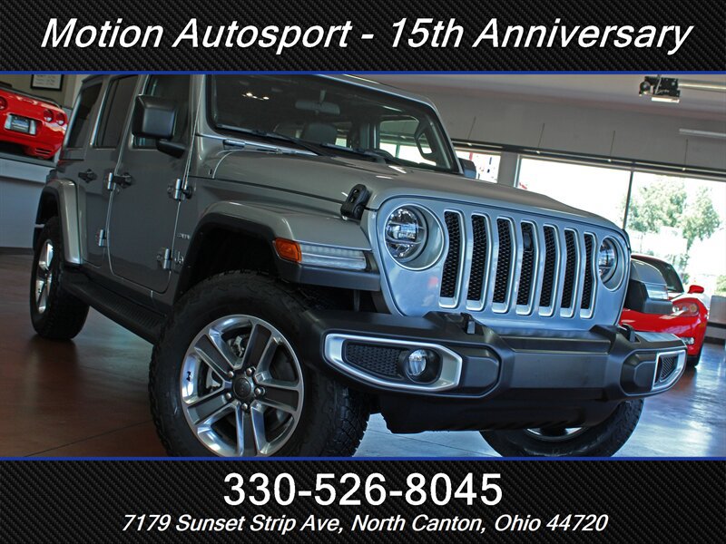 Used 2021 Jeep Wrangler Unlimited Sahara w/ LED Lighting Group AWD/4WD image 60