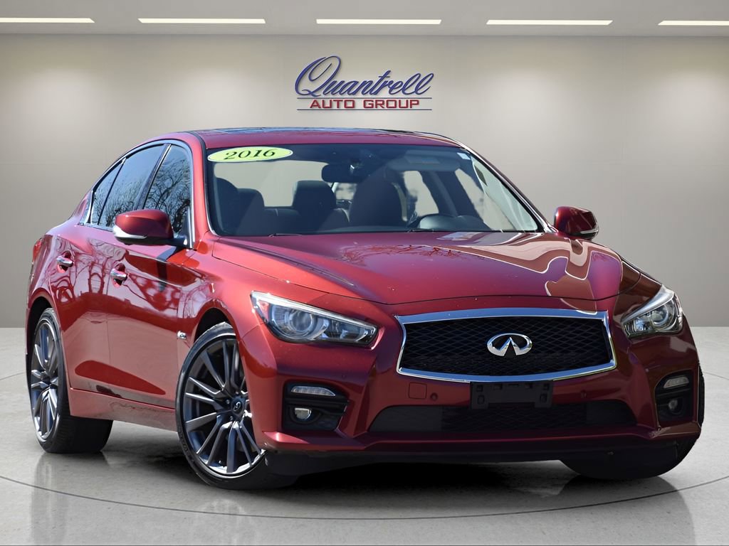 Used 2016 INFINITI Q50 Red Sport 400
