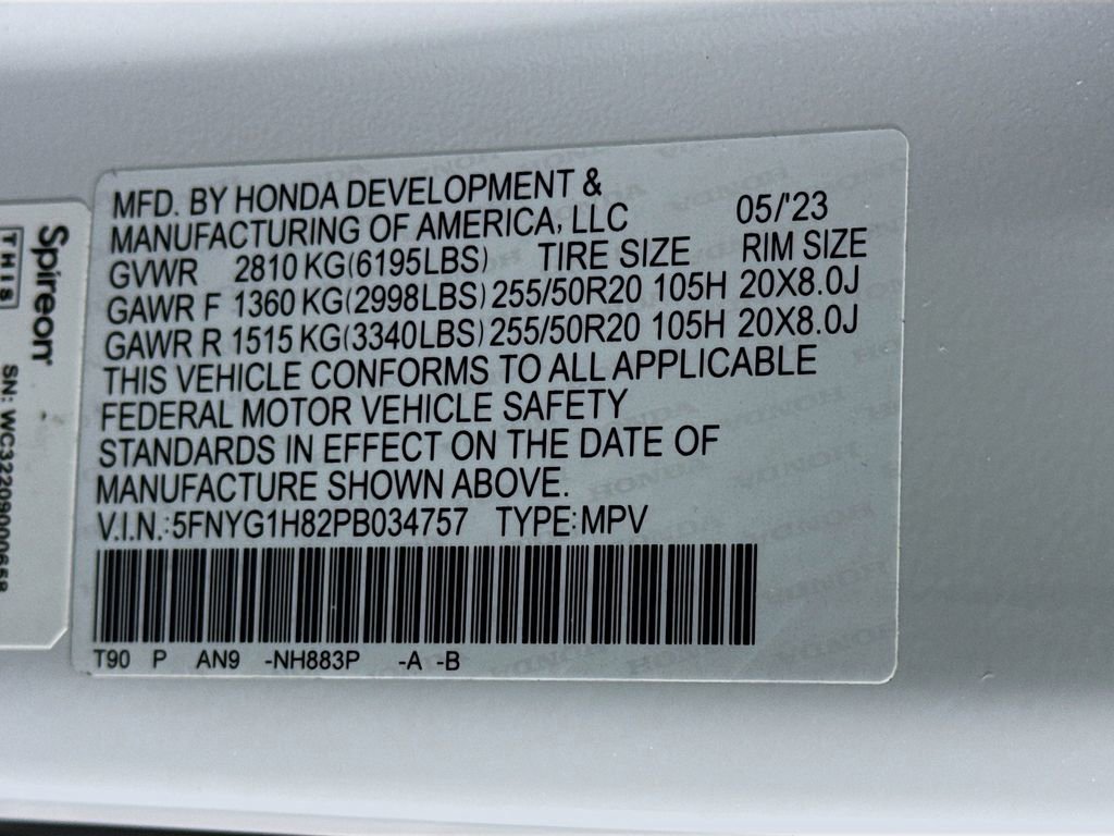 Certified 2023 Honda Pilot Elite image 33