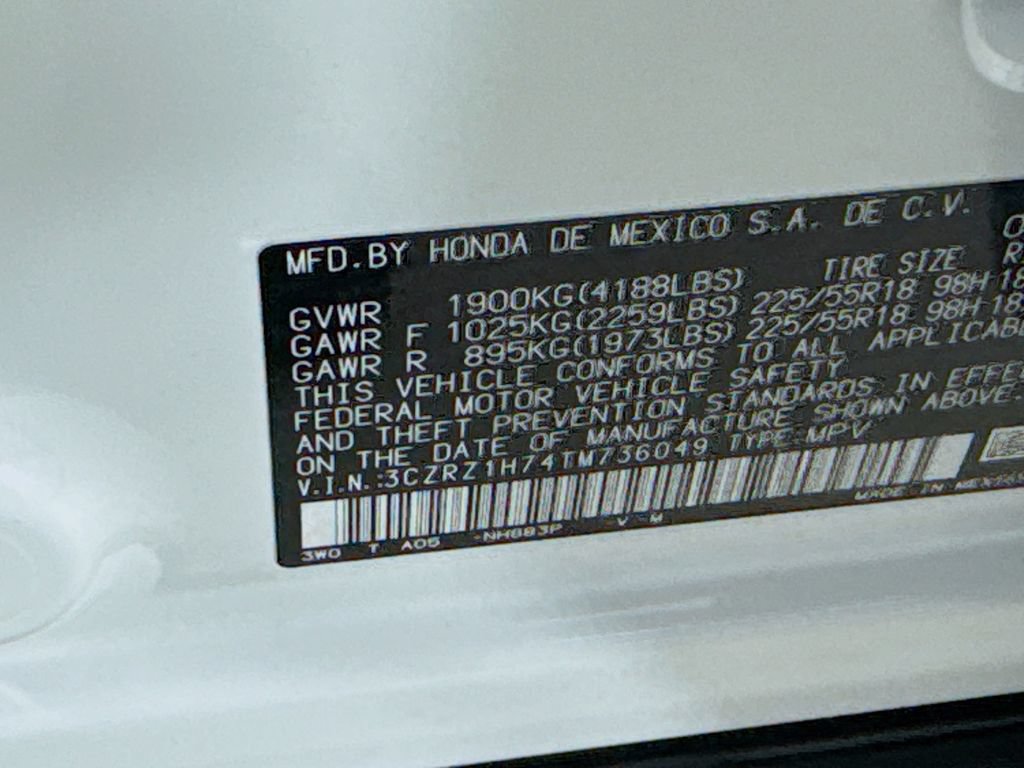 Certified 2026 Honda HR-V EX-L image 42