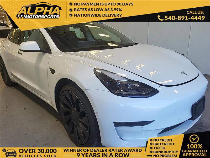 Used 2022 Tesla Model 3 Performance AWD/4WD image 1