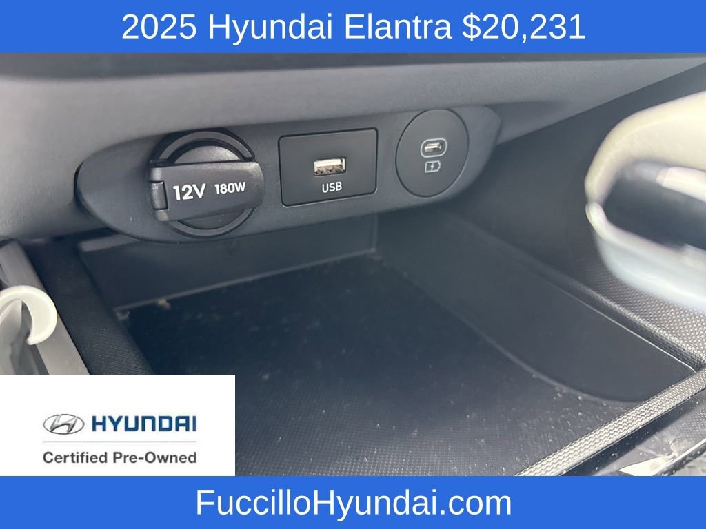 Certified 2025 Hyundai Elantra SE image 20