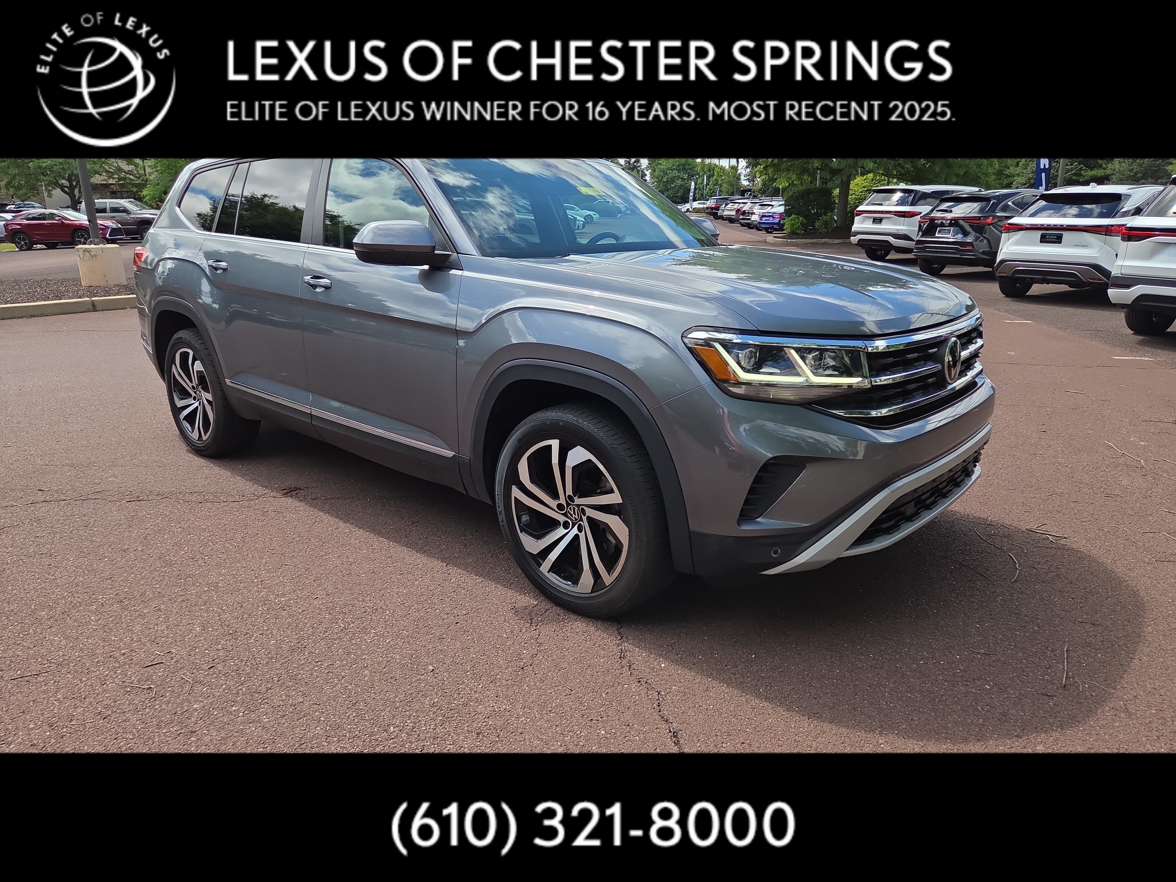 Used 2022 Volkswagen Atlas SEL AWD/4WD image 1
