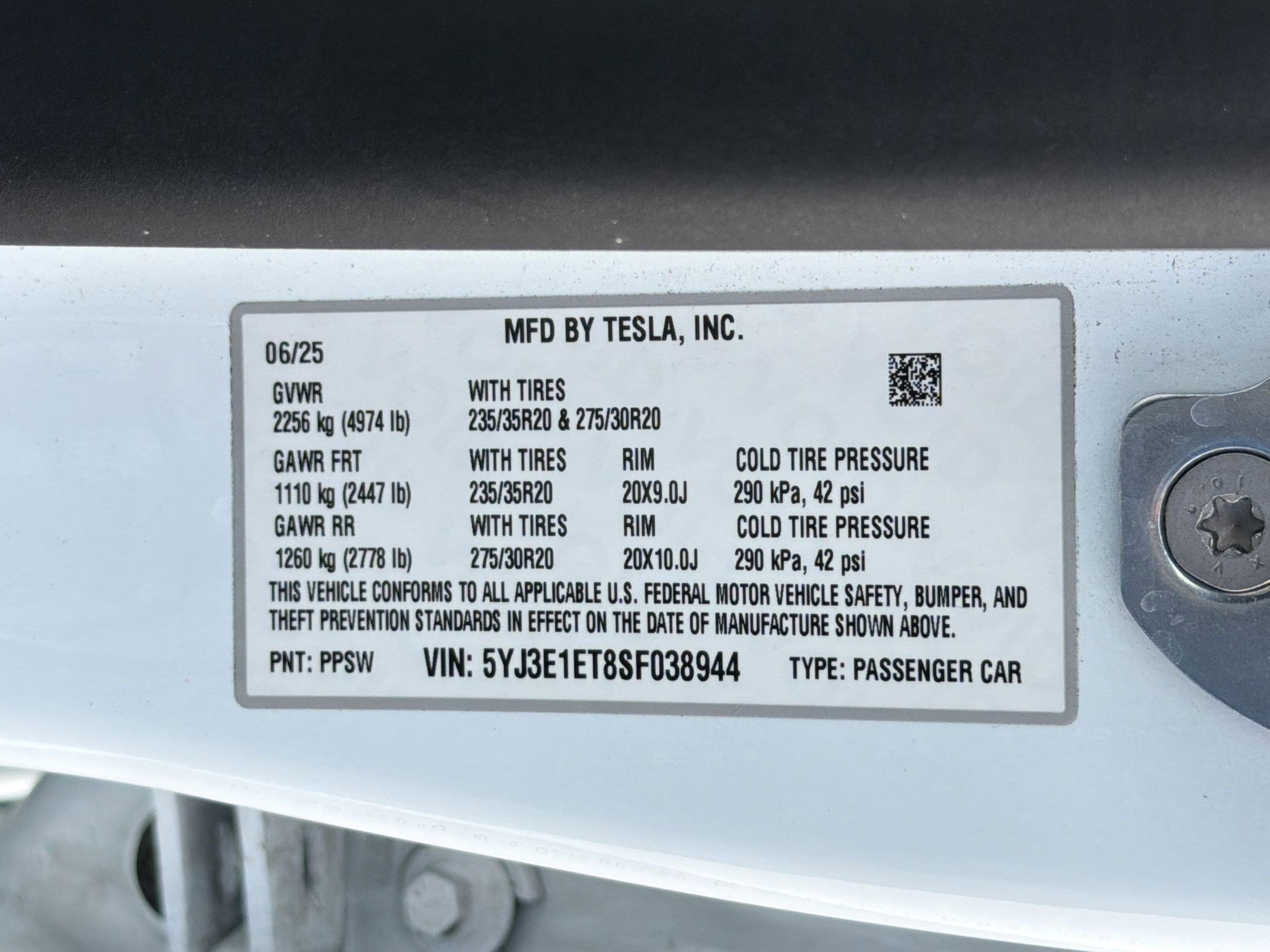 Used 2025 Tesla Model 3 Performance AWD/4WD image 17