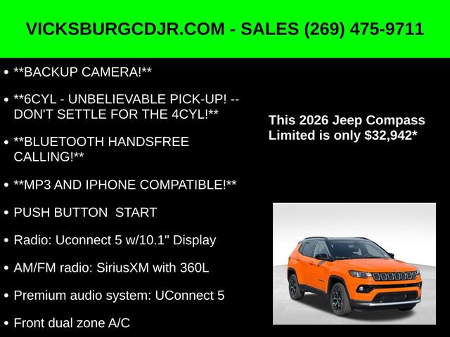 New 2026 Jeep Compass Limited image 5