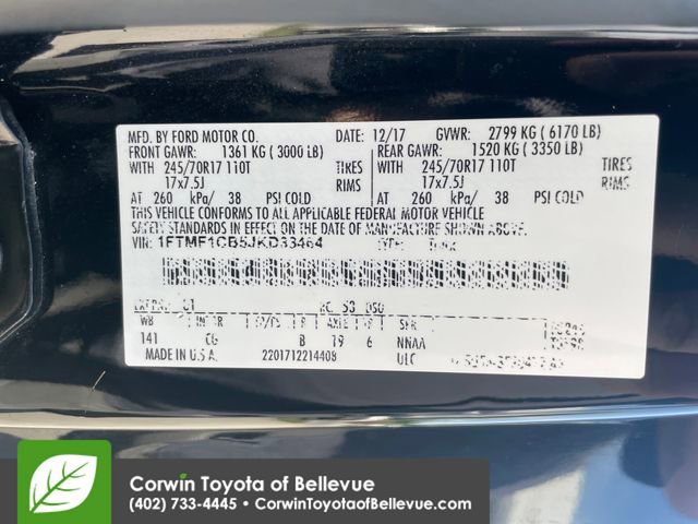 Used 2018 Ford F150 XL w/ Equipment Group 101A Mid RWD image 27