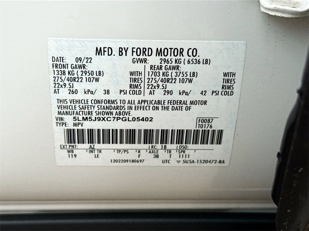 Used 2023 Lincoln Aviator Black Label w/ Jet Package image 37