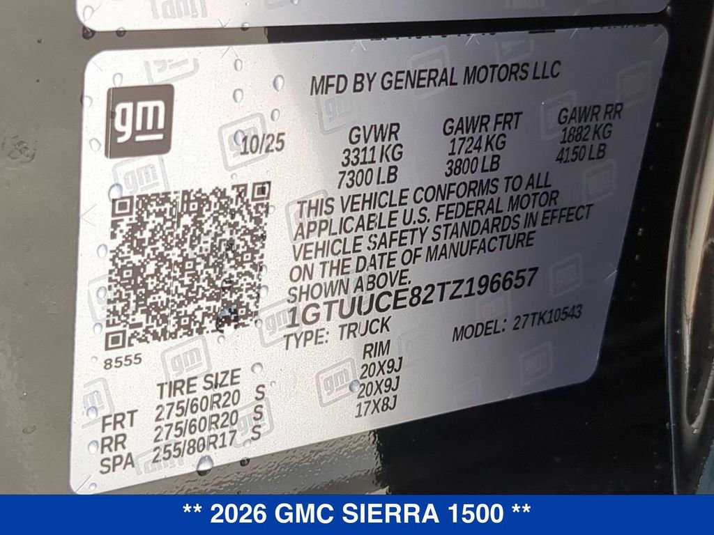 New 2026 GMC Sierra 1500 Elevation w/ Elevation Premium Package AWD/4WD image 38