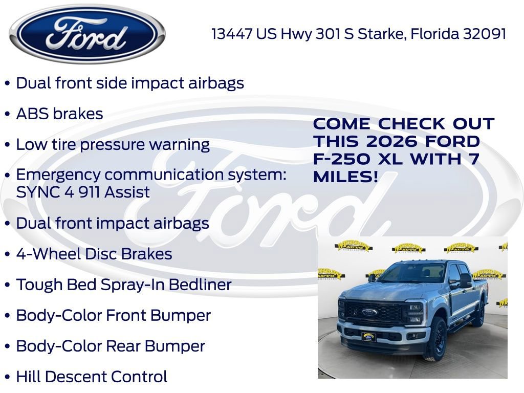 New 2026 Ford F250 XL w/ STX Appearance Package image 30