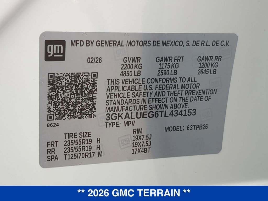 New 2026 GMC Terrain Elevation w/ Black Edition AWD/4WD image 26