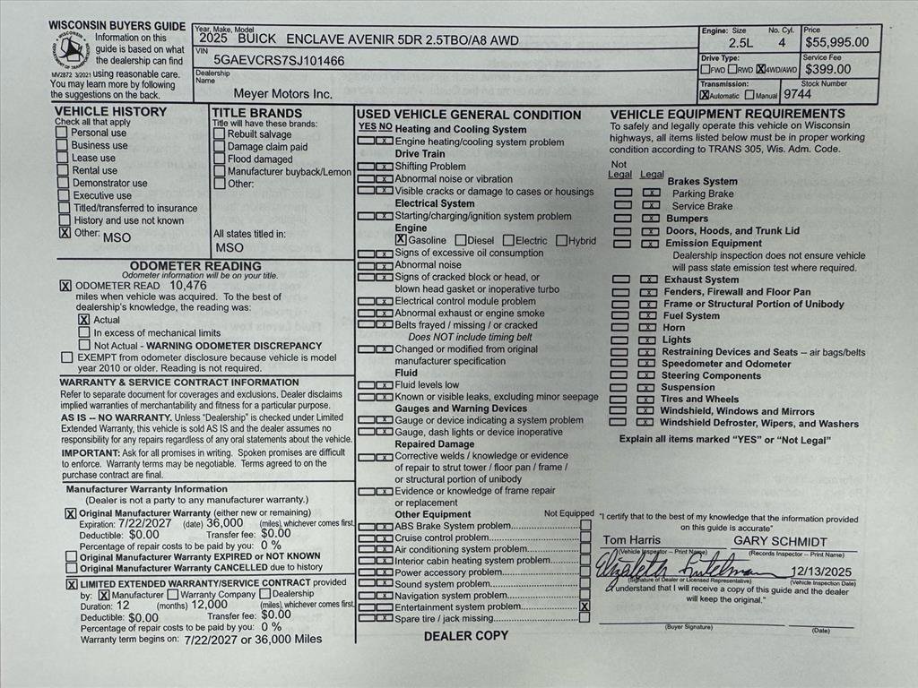 Certified 2025 Buick Enclave Avenir w/ Super Cruise Package image 30