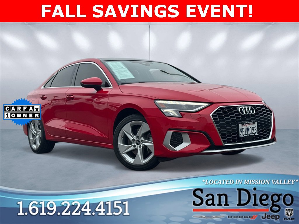 Used 2023 Audi A3 2.0T Premium