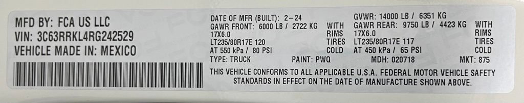 Used 2024 RAM 3500 Limited w/ Safety Group AWD/4WD image 61
