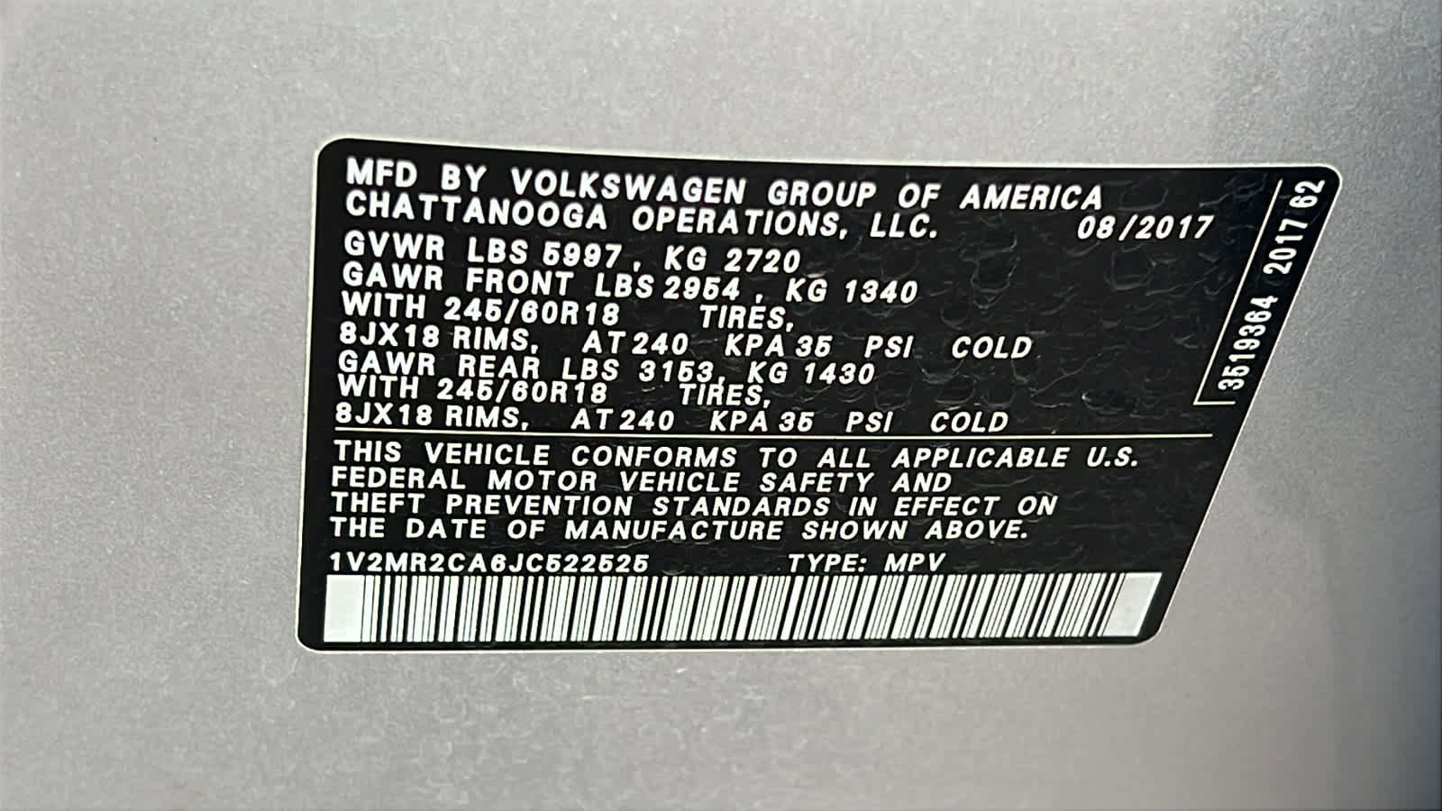 Used 2018 Volkswagen Atlas SEL image 30