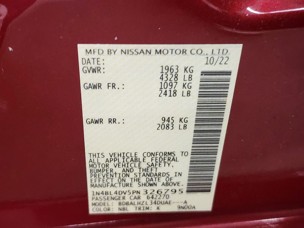 Used 2023 Nissan Altima 2.5 SV w/ SV Premium Package image 38