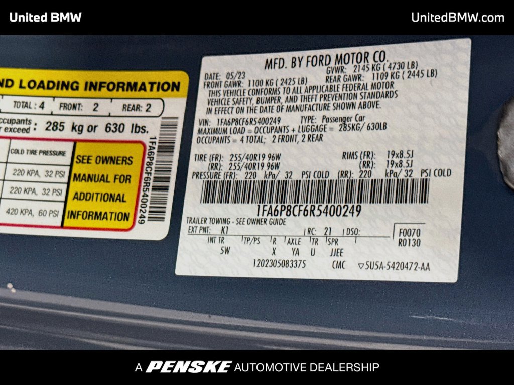 Used 2024 Ford Mustang GT Premium RWD image 21