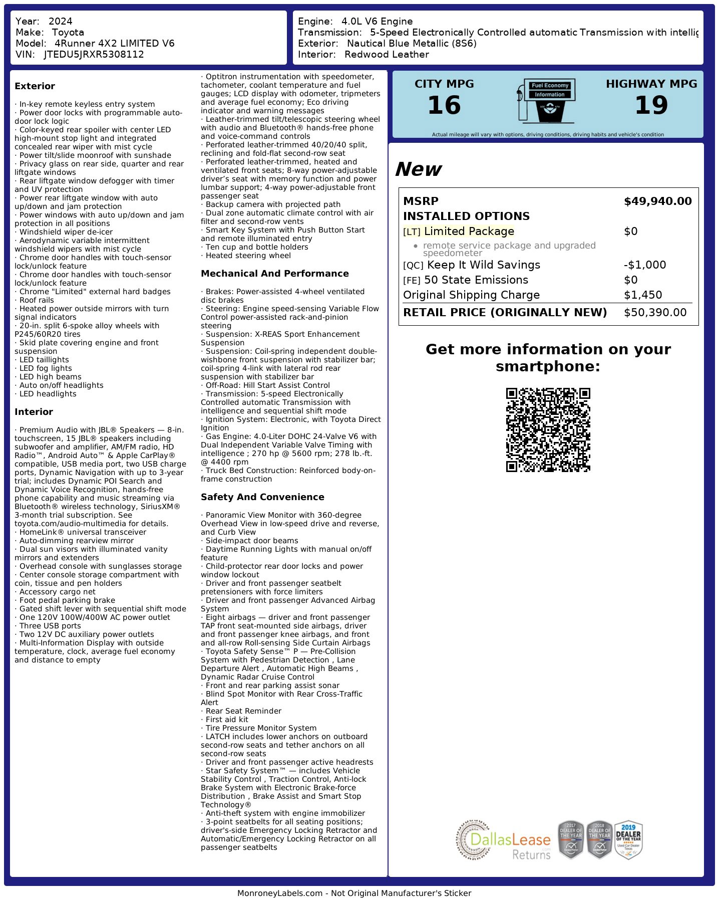 Used 2024 Toyota 4Runner Limited RWD image 3