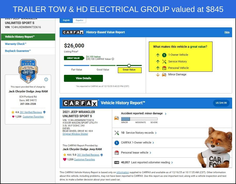 Used 2021 Jeep Wrangler Unlimited Sport image 11