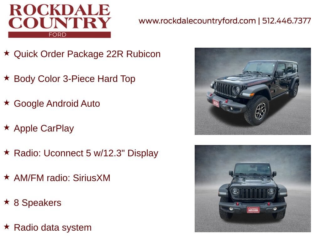 Used 2025 Jeep Wrangler Unlimited Rubicon AWD/4WD image 8