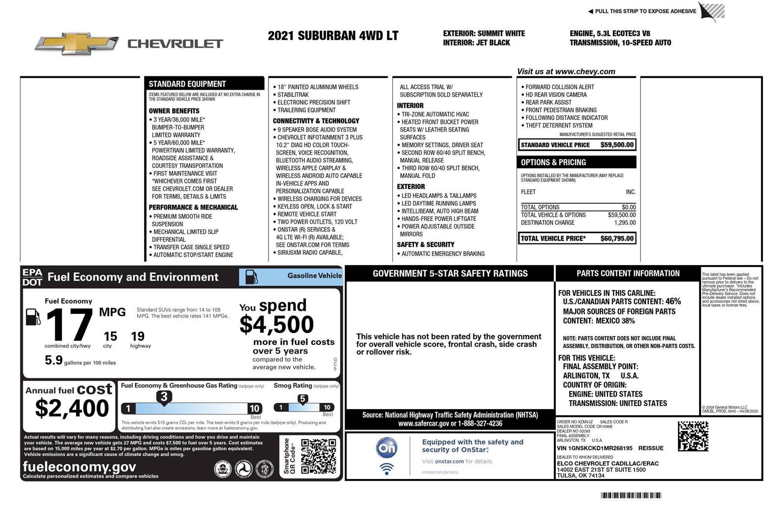 Used 2021 Chevrolet Suburban LT image 16