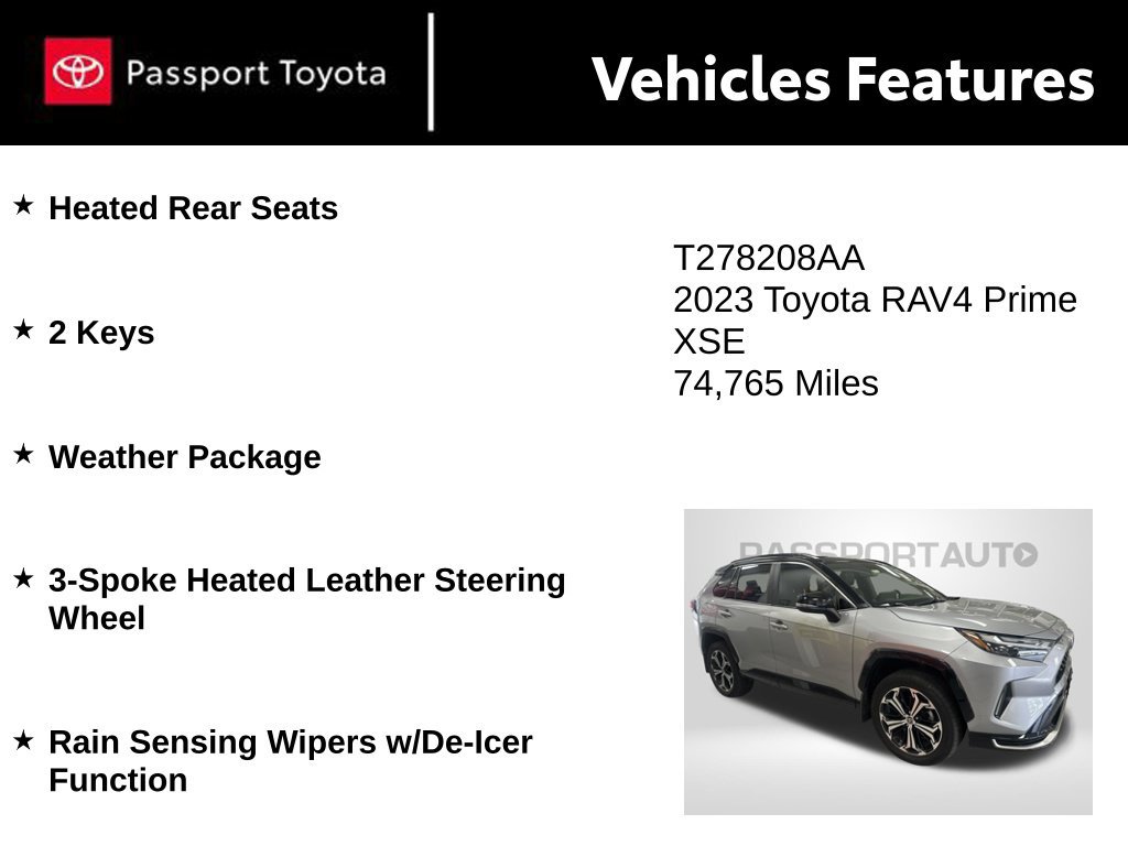 Used 2023 Toyota RAV4 XSE w/ Weather Package AWD/4WD image 6