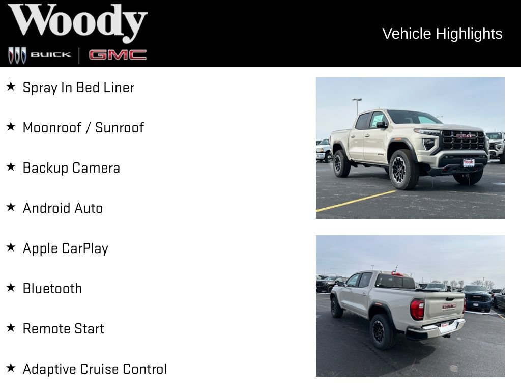 New 2026 GMC Canyon AT4 w/ Technology Plus Package AWD/4WD image 3