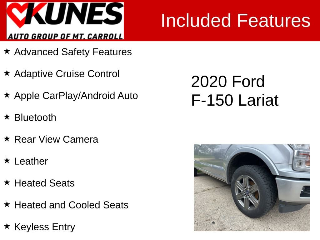 Used 2020 Ford F150 Lariat w/ Equipment Group 502A Luxury AWD/4WD image 3