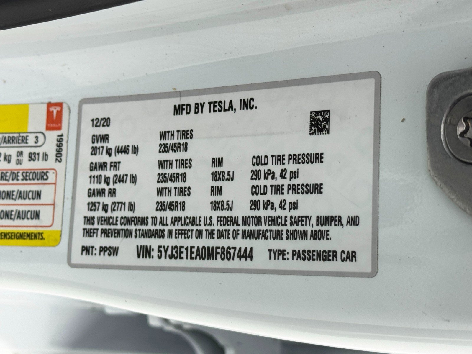 Used 2021 Tesla Model 3 Standard Range Plus image 46