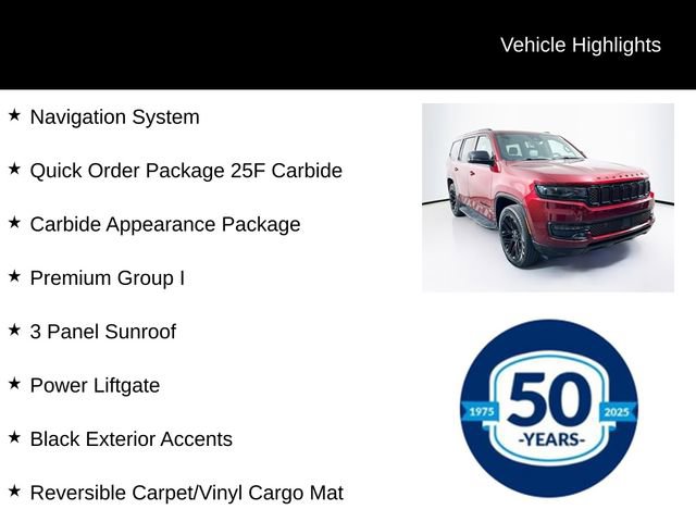 Used 2025 Jeep Wagoneer Series II w/ Premium Group I image 7