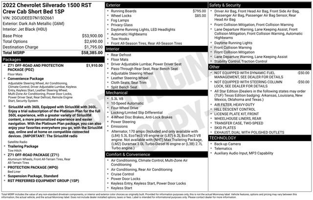 Used 2022 Chevrolet Silverado 1500 RST AWD/4WD image 5