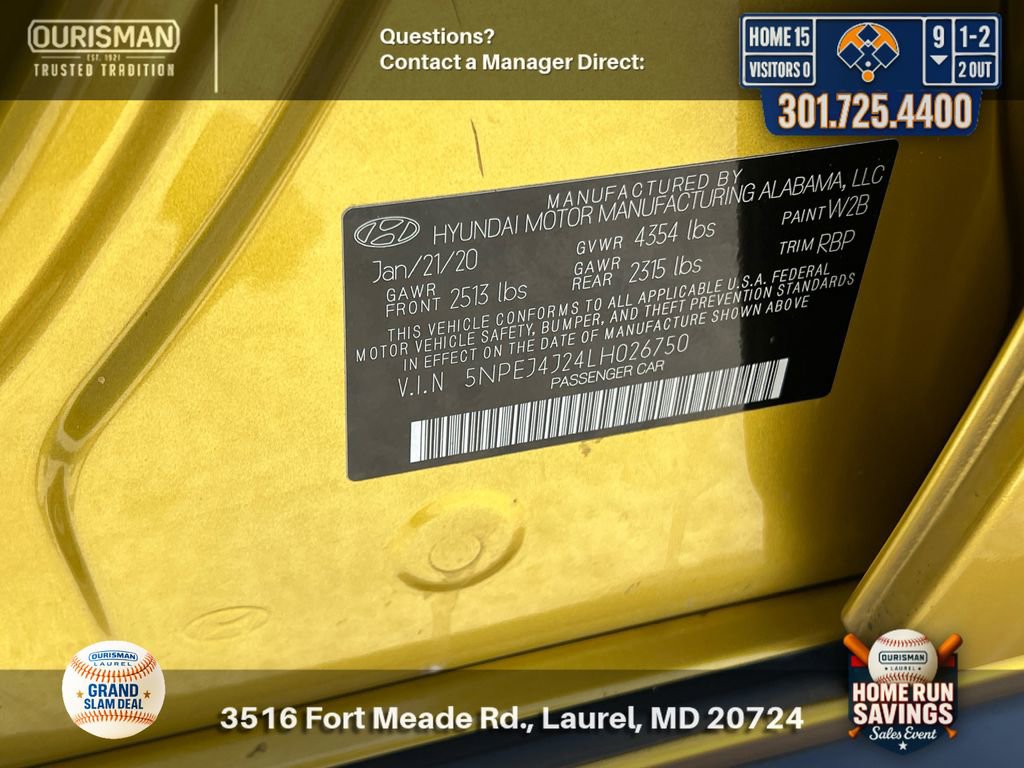 Used 2020 Hyundai Sonata SEL Plus FWD image 29