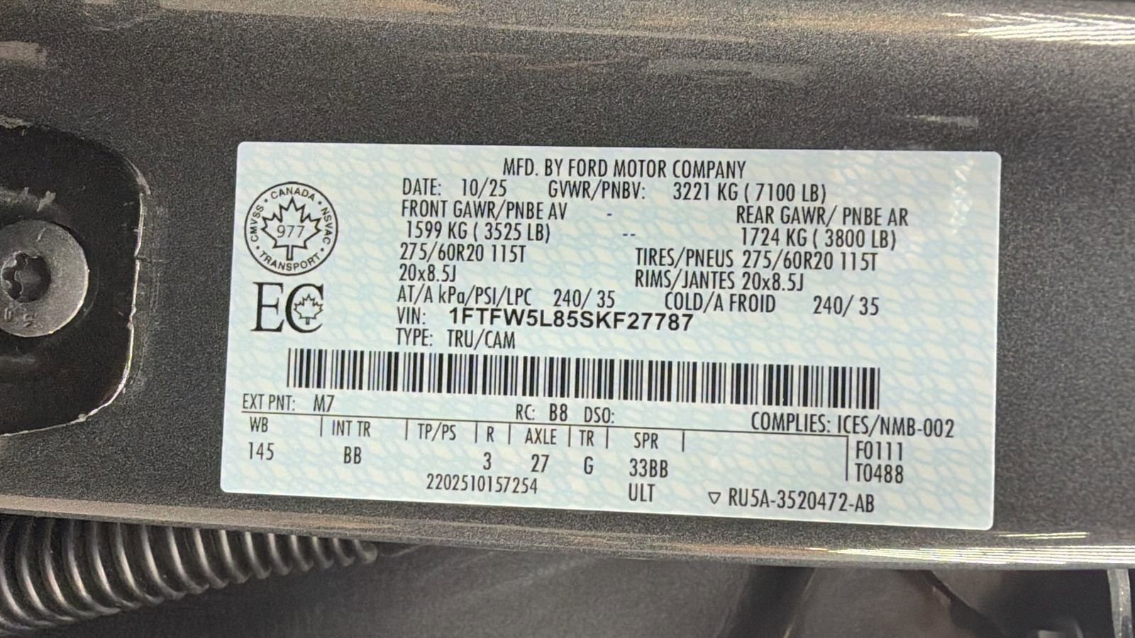 Used 2025 Ford F150 Lariat AWD/4WD image 41