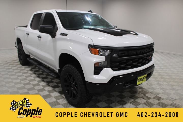 Used 2025 Chevrolet Silverado 1500 Custom Trail Boss w/ Turbomax Blackout Package image 1