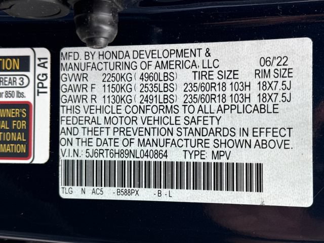 Used 2022 Honda CR-V EX-L image 19
