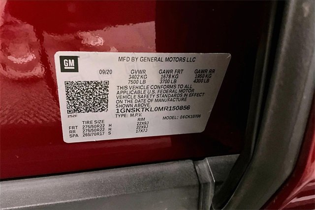 Used 2021 Chevrolet Tahoe High Country w/ Premium Package image 38