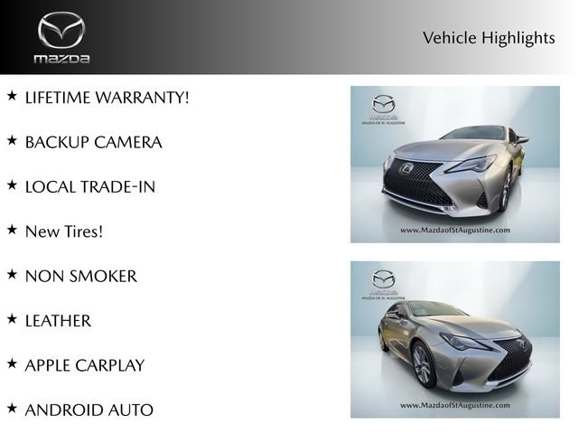 Used 2020 Lexus RC 300 w/ Accessory Package RWD image 2