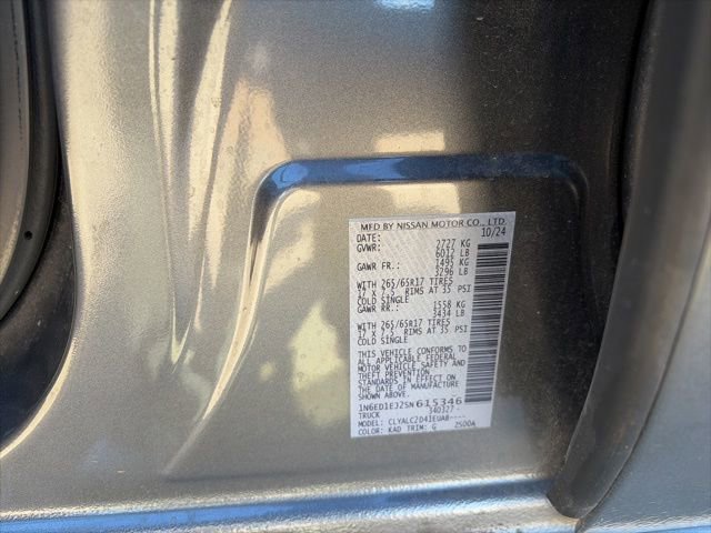 Certified 2025 Nissan Frontier SV w/ SV Convenience Package image 22