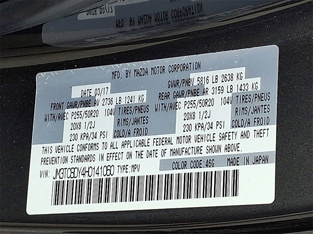 Used 2017 MAZDA CX-9 Grand Touring image 26