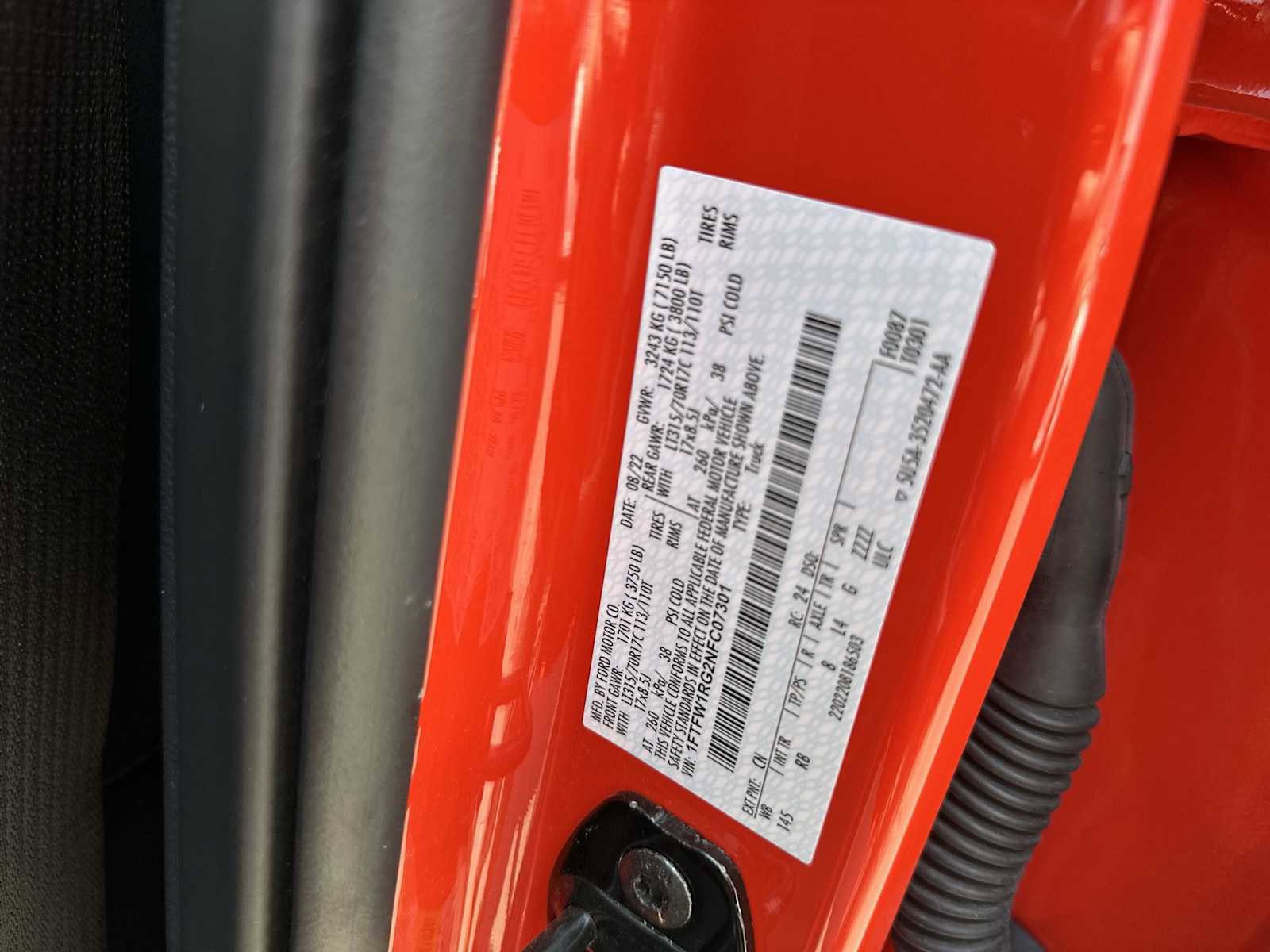 Used 2022 Ford F150 Raptor w/ Equipment Group 801A High image 28