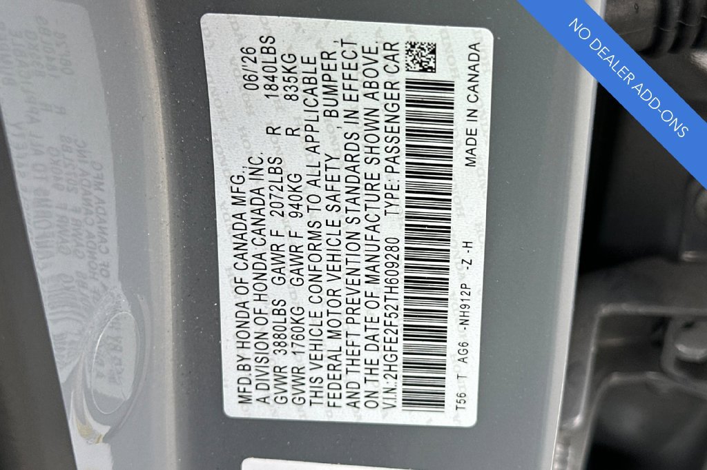 Certified 2026 Honda Civic Sport image 29