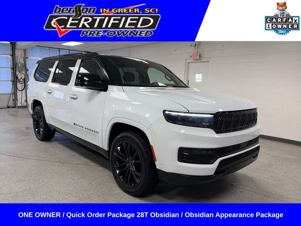 Certified 2024 Jeep Grand Wagoneer L Series II w/ Quick Order Packagew 28T AWD/4WD image 1