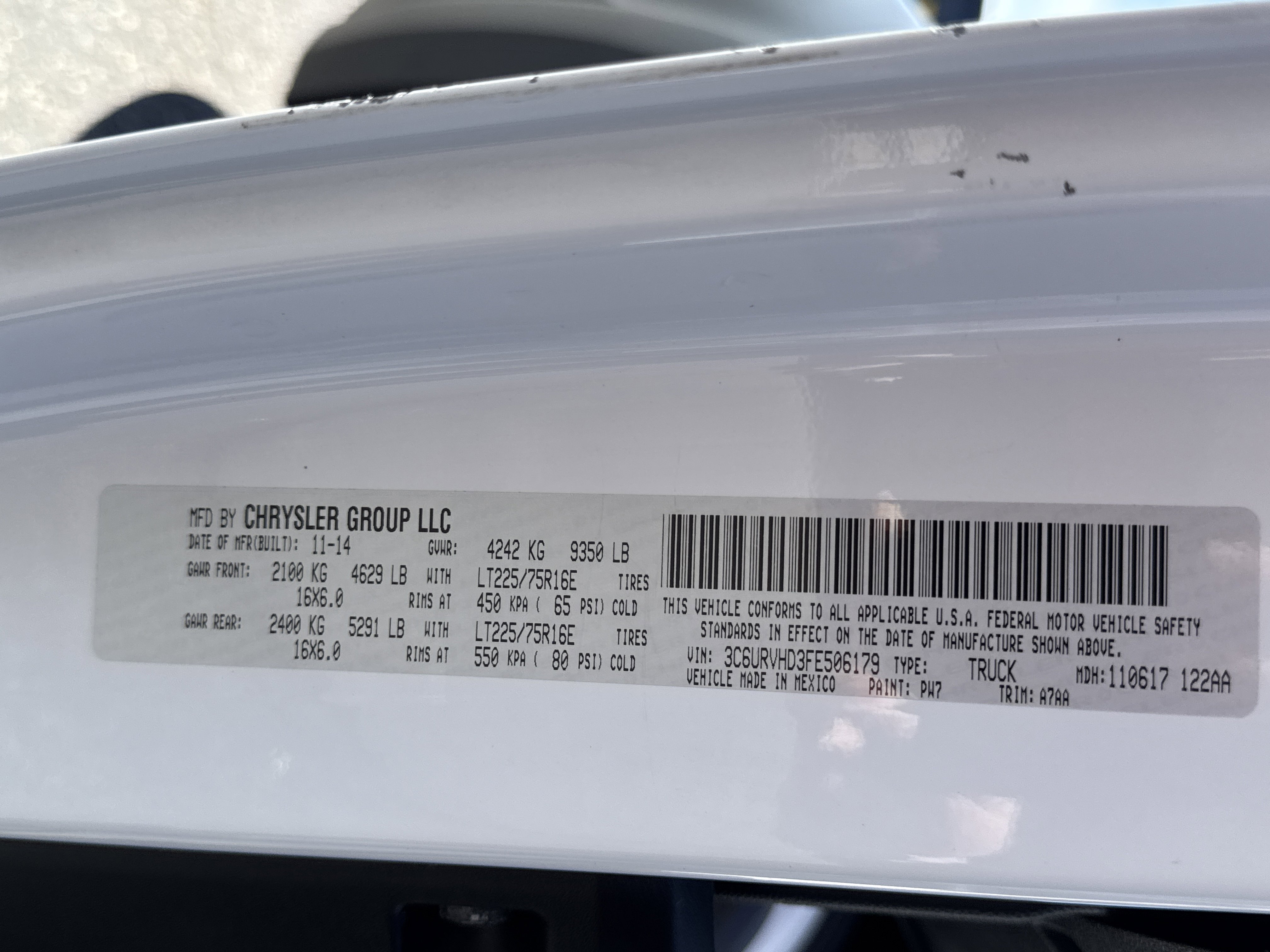 Used 2015 RAM ProMaster 3500 w/ Interior Convenience Group image 30