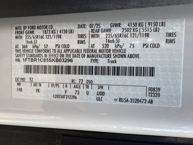 Used 2025 Ford Transit 250 148 Medium Roof RWD image 25