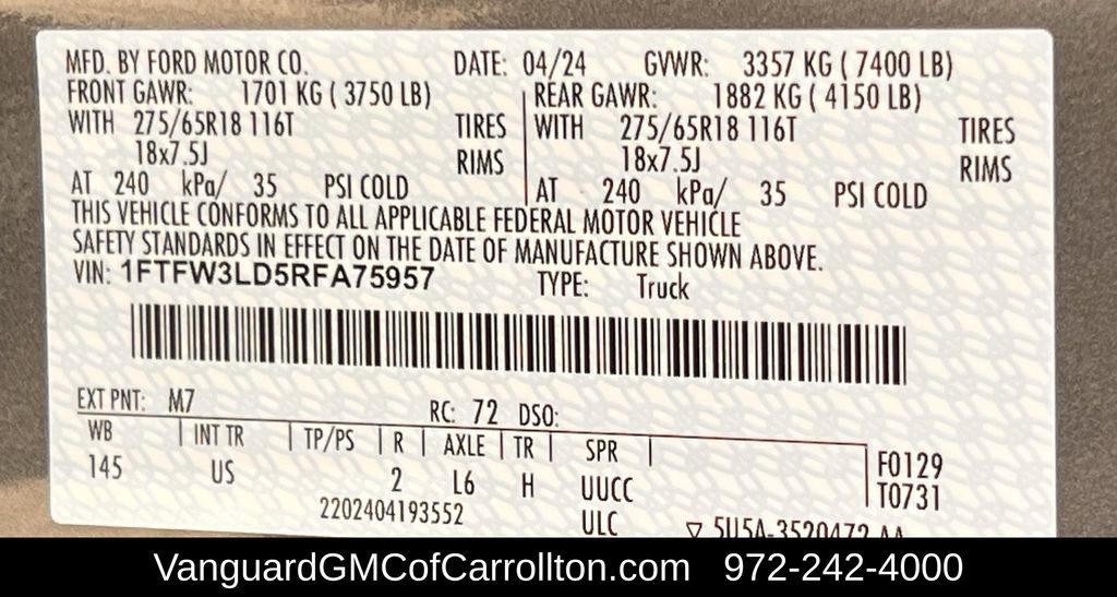 Used 2024 Ford F150 XLT w/ Mobile Office Package image 34