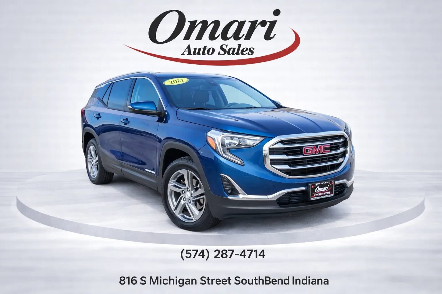 Used 2021 GMC Terrain SLT image 1