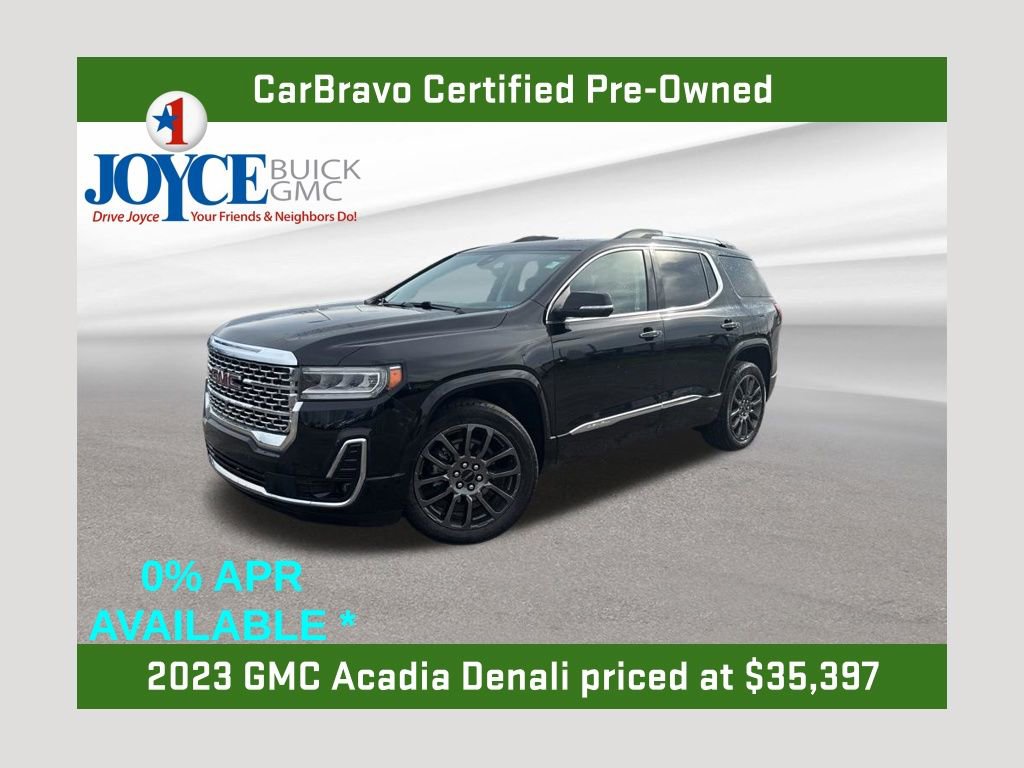 Certified 2023 GMC Acadia Denali w/ Black Diamond Edition